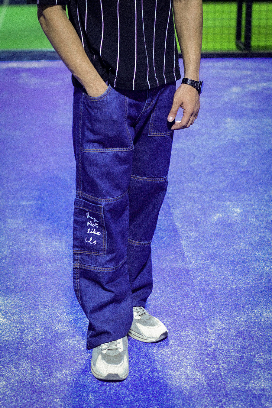 "They Not Like Us" Commando Pants - Classic Blue (Uni-sex) #0032