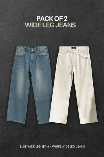 Wide leg Jeans Bundle ~ Pack of 2 For Her