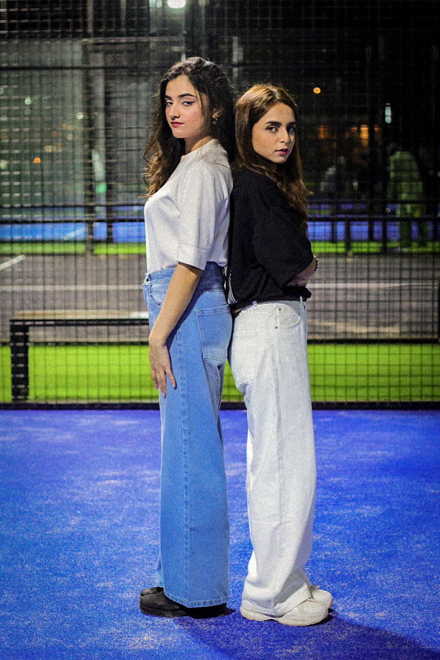 "Baddie" Wide-Leg Jeans - Sky Blue #0041 For Her