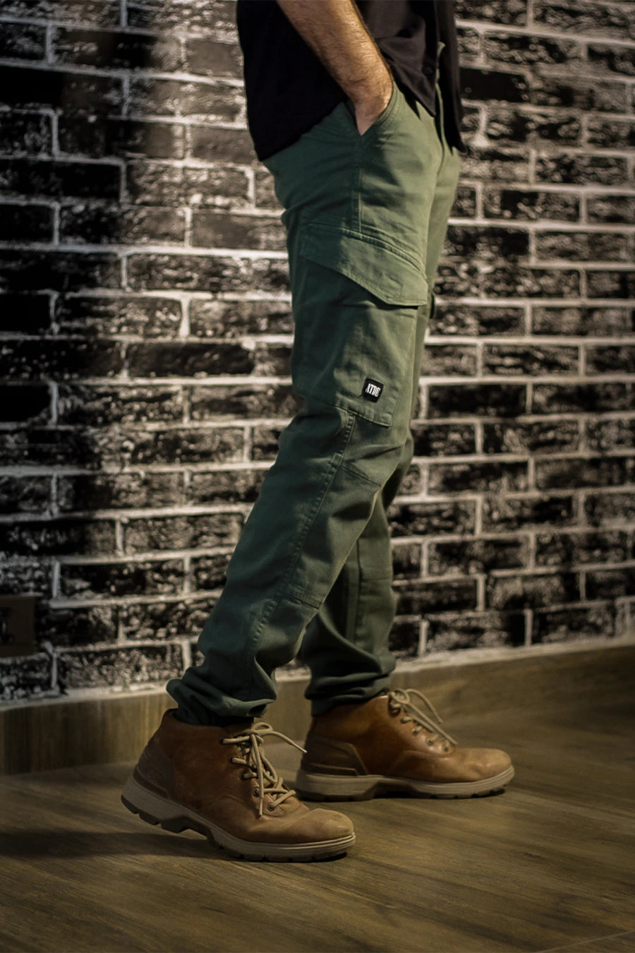 Olive Green Regular-Fit Cargo Pants 2.0 #0012 (upgraded version)