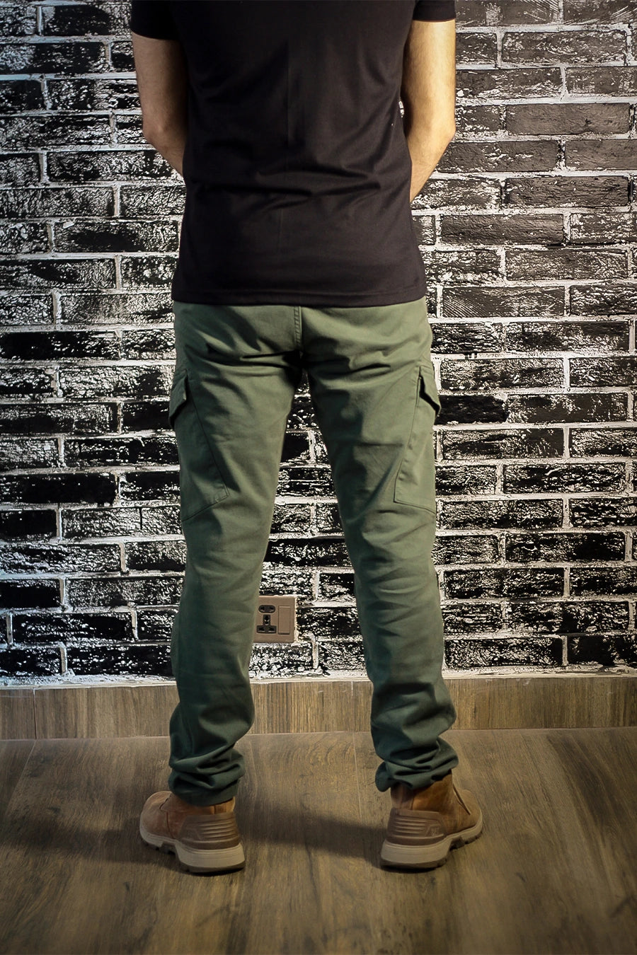 Olive Green Regular-Fit Cargo Pants 2.0 #0012 (upgraded version)