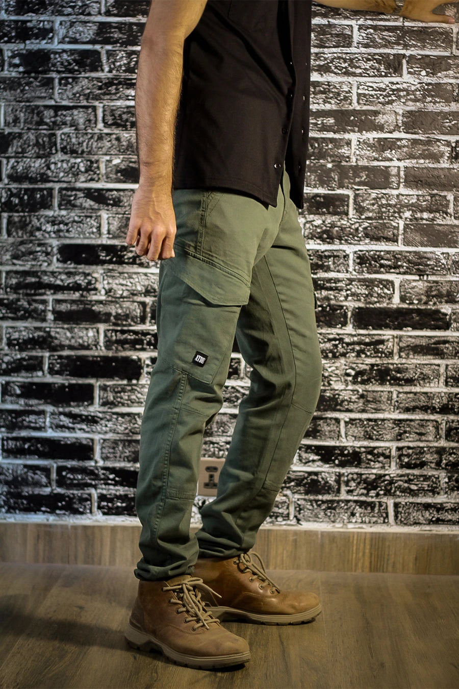 Olive Green Regular-Fit Cargo Pants 2.0 #0012 (upgraded version)
