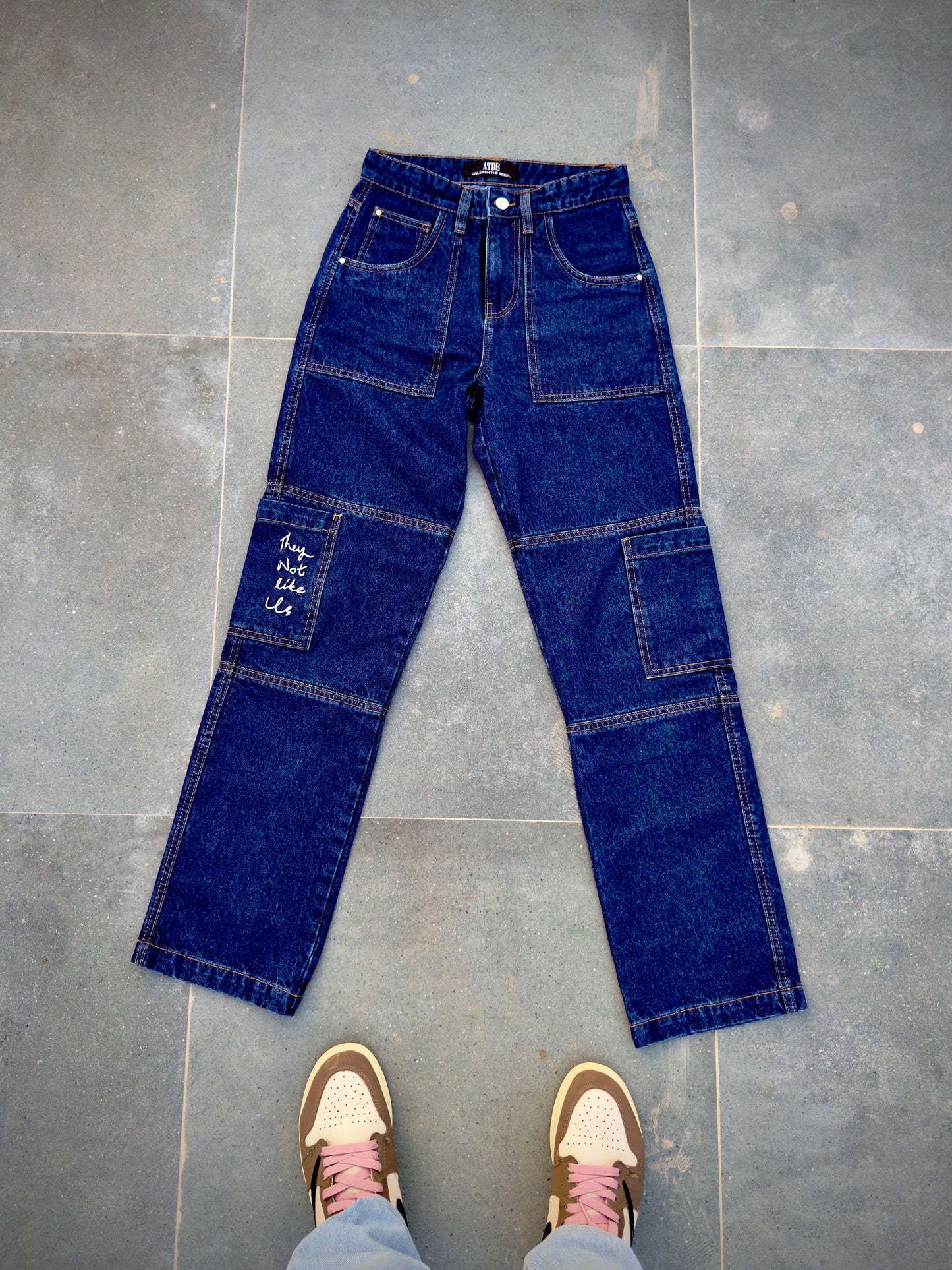 "They Not Like Us" Commando Pants - Classic Blue (Uni-sex) #0032