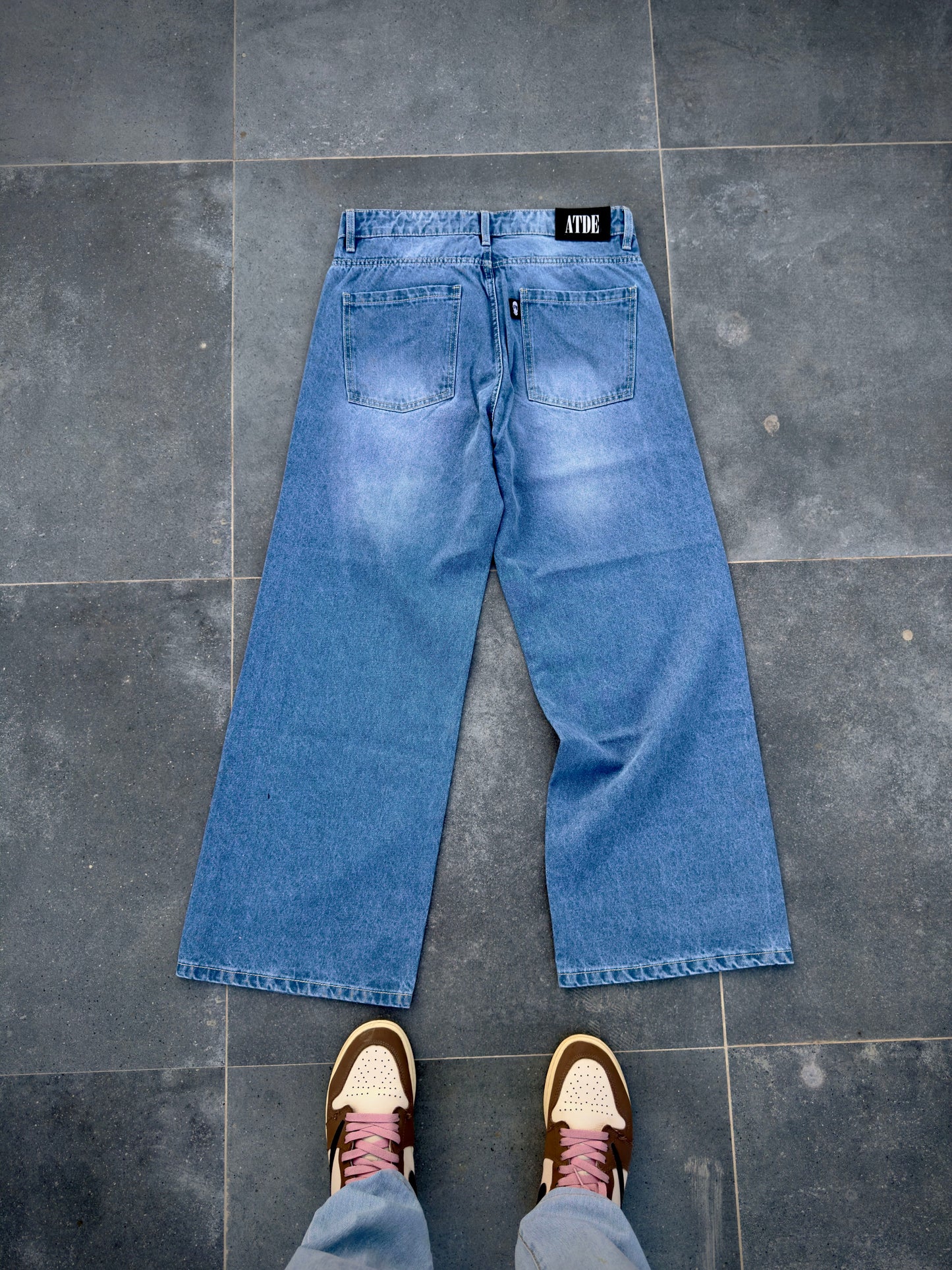 "Baddie" Wide-Leg Jeans - Sky Blue #0041 For Her