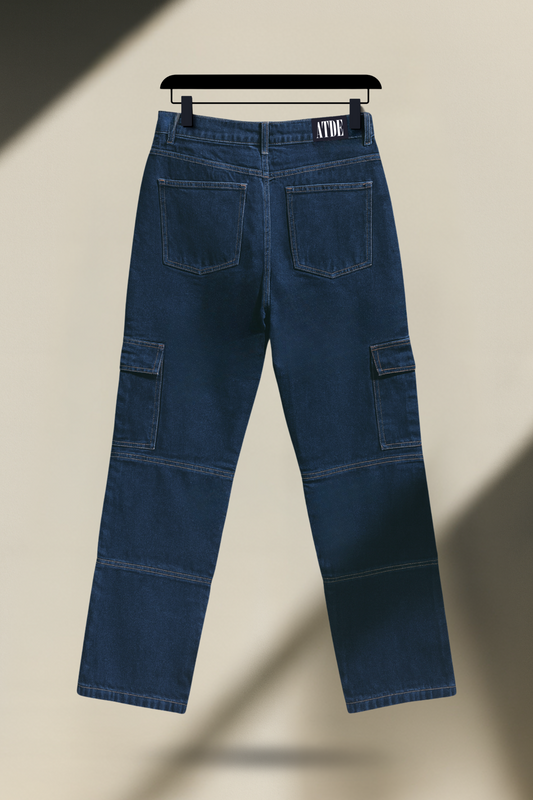 Commando Jeans-Classic Blue “They not like us” Embroidery (Uni-sex)  #0032