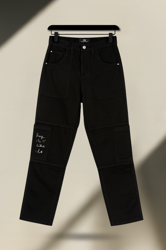 Commando Jeans - Night Ops “They not like Us” Embroidery (Uni-sex)  #0031