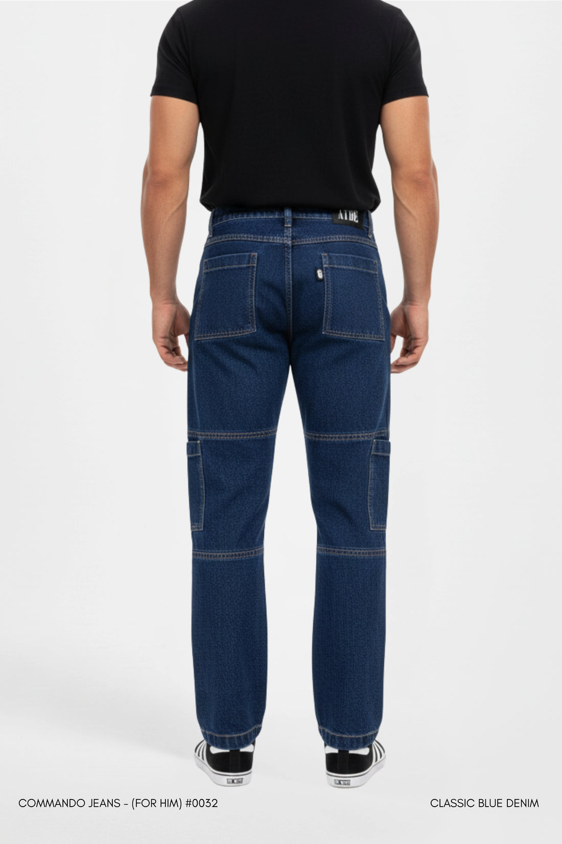 Straight-Fit Commando Jeans - Classic Blue Denim (Uni-sex)  #0032