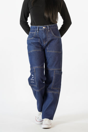 Straight Fall Commando Jeans - Classic Blue Denim (Uni-sex)  #0032