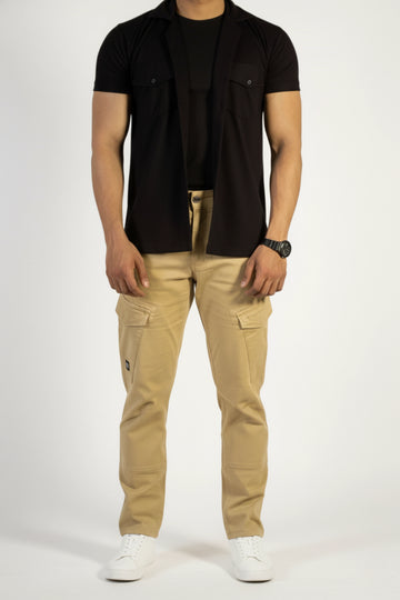 Khaki Regular-Fit Cargo Pants 2.0 #0013 (upgraded version)