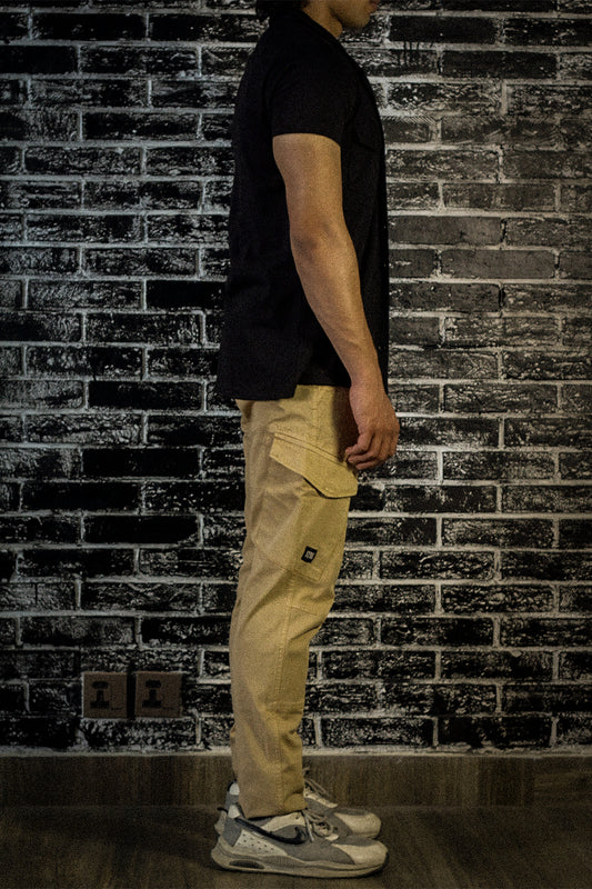 Khaki Biker Cargo Pants 2.0 #0013 (upgraded version)