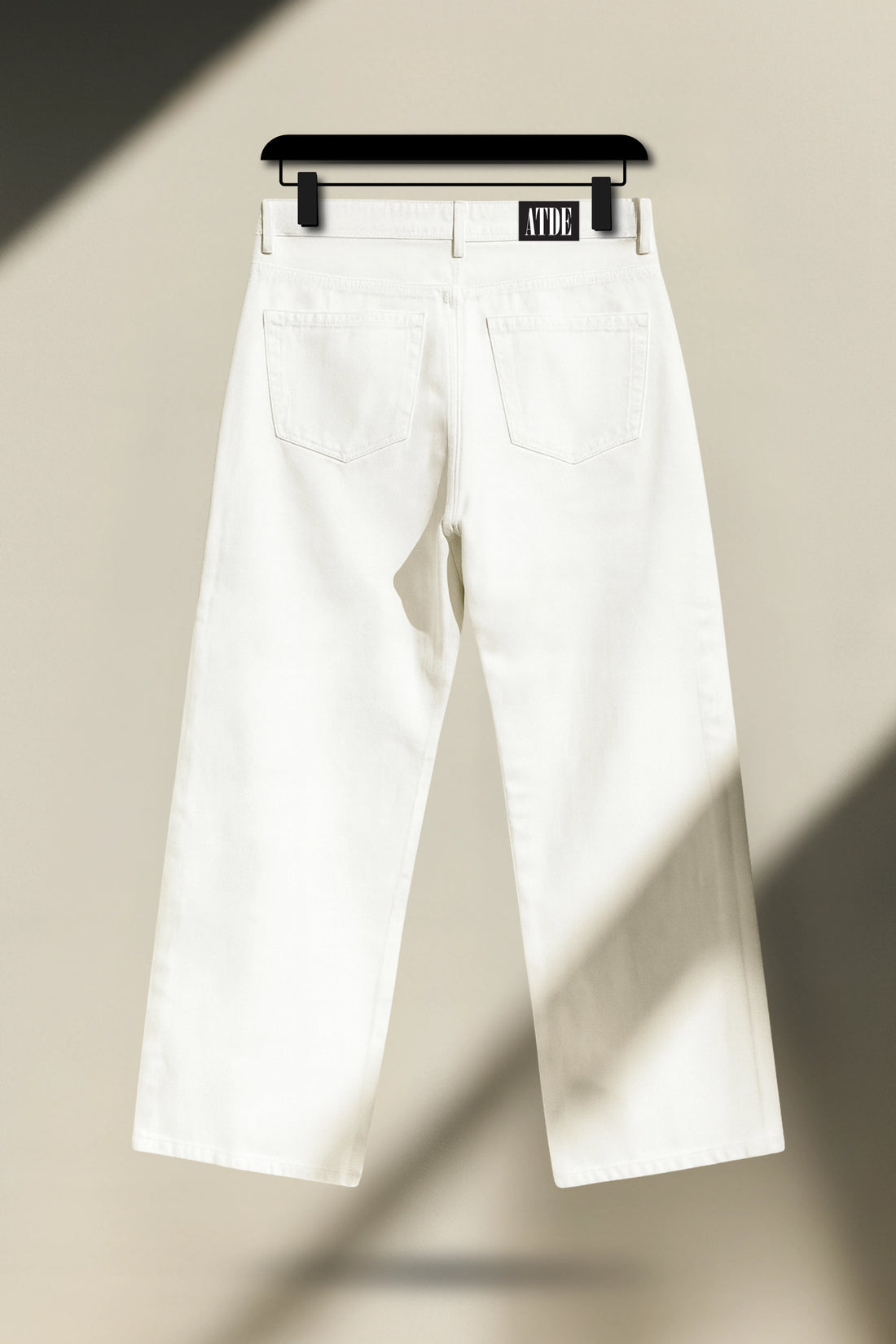 Wide-Leg Jeans - Pure White Denim #0042 For Her