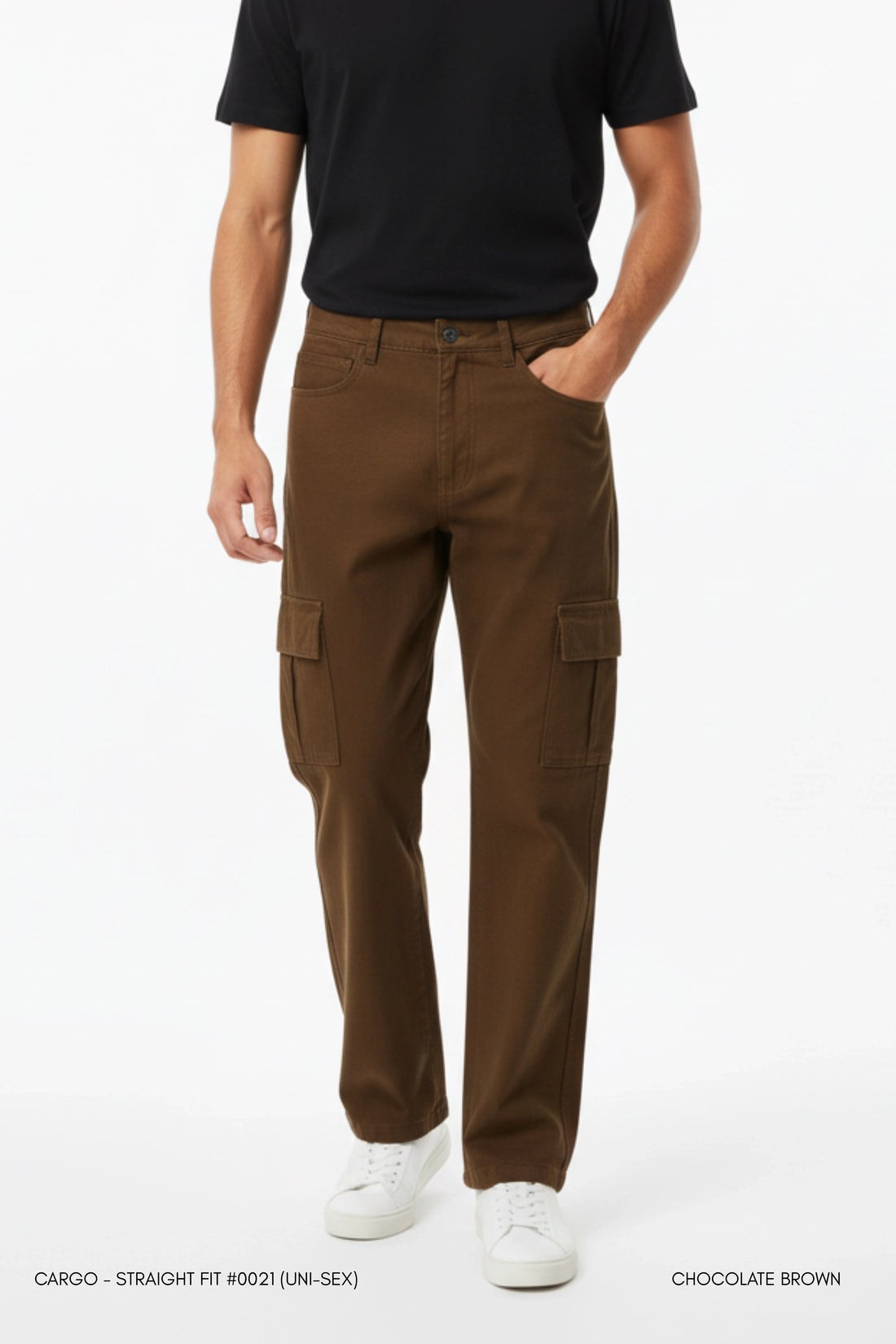 Chocolate Brown Cargo - Straight fit #0021 (Uni-Sex)