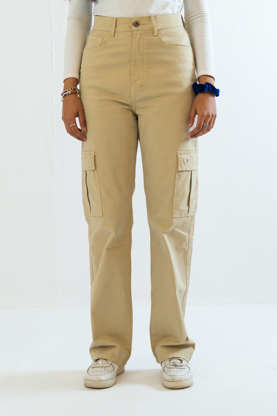 Beige Baggy cargo pant #0023 (Uni-Sex)