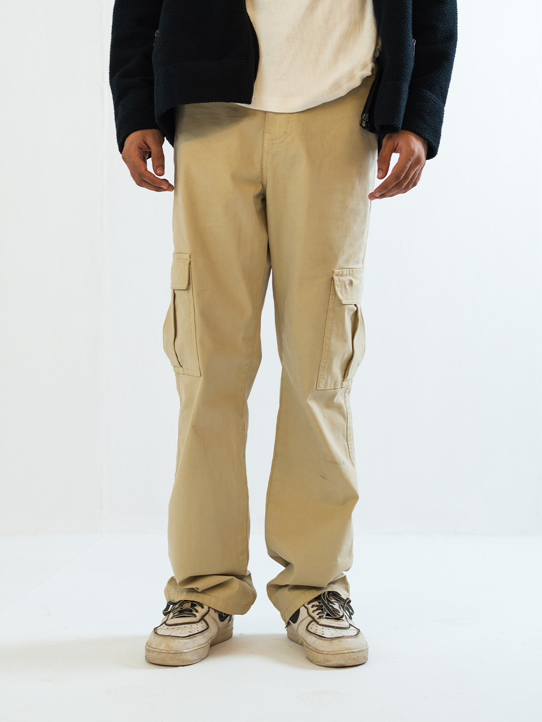 Straight-Fit Beige Cargo Pant #0023 (uni-sex)