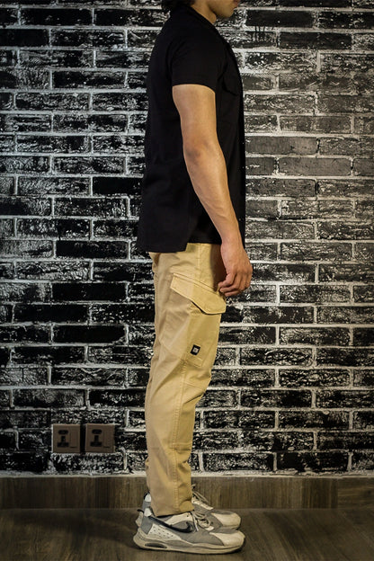 Khaki Biker Cargo Pants 2.0 #0013 (upgraded version)