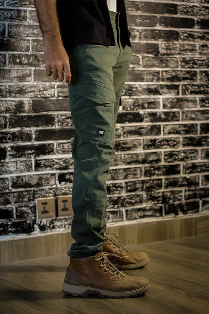 Olive Green Regular-Fit Cargo Pants 2.0 #0012 (upgraded version)