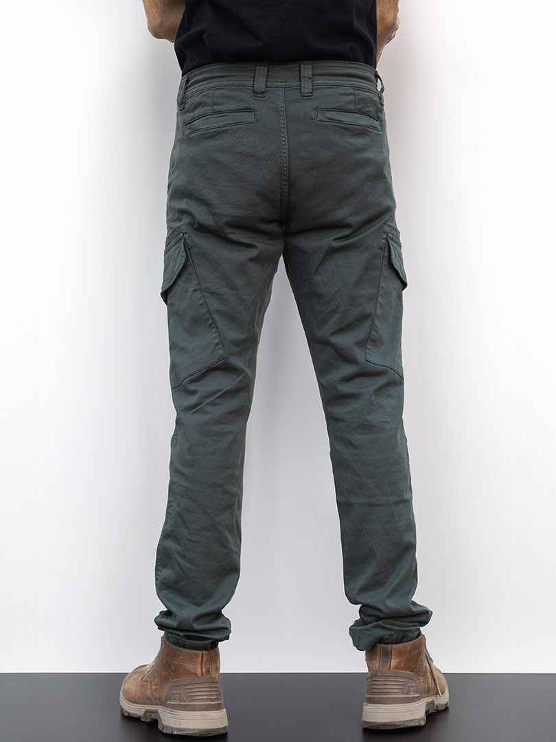 Olive Green Utility Cargo Pants #0012 (Regular-Fit)